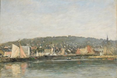 Ranní přístav Trouville od Eugene Louis Boudin