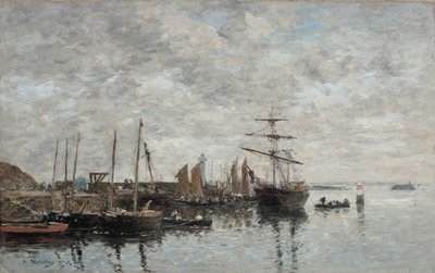 Portrieux, přístav od Eugene Louis Boudin