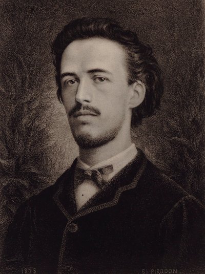 Portrét skladatele Benjamina Godarda 1849-1895, 1878. od Eugène Louis Pirodon