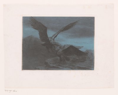 Dva orli v hoře od Eugène Van Hove
