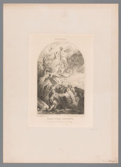 Hemelvaart van Maria Maria virgo assumpta (titul na objektu) od Eugène Van Maldeghem