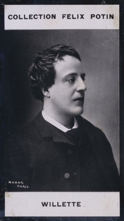 Adolphe Willette (1857) (černobílá fotografie) od European Photographer