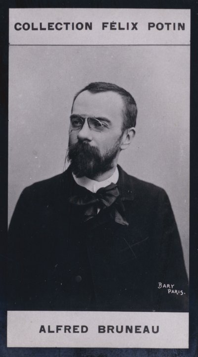Alfred Bruneau (1857) (černobílá fotografie) od European Photographer