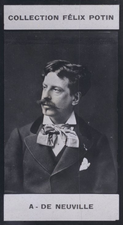 Alphonse de Neuville (1836-1885) (černobílá fotografie) od European Photographer