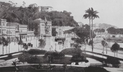 Brazílie: Praca Cabral, Rio (čb fotografie) od European Photographer