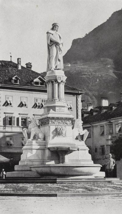 Památník Walthera von der Vogelweide v Bozen (č/b foto) od European Photographer