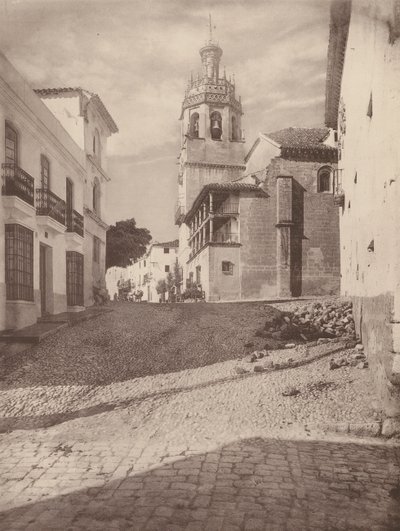 Eglise Santa Maria la Mayor, Ronda (čb fotografie) od European Photographer