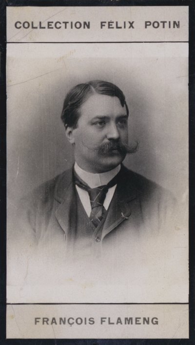 Francois Flameng (1856) (černobílá fotografie) od European Photographer