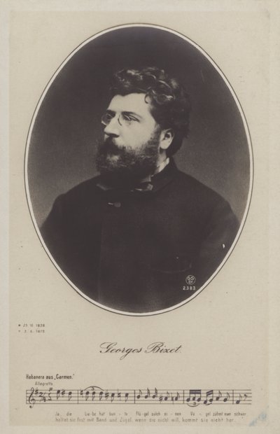 Georges Bizet , francouzský skladatel od European Photographer