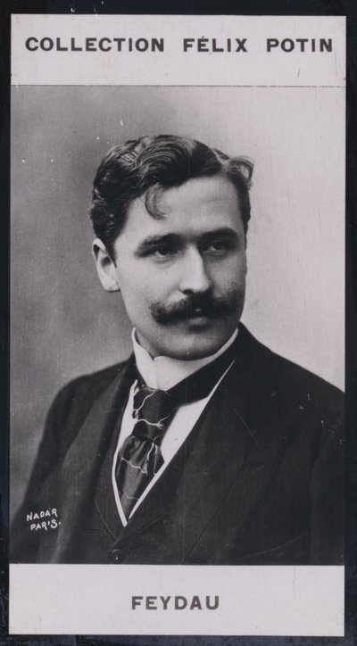 Georges Feydeau (1863) (černobílá fotografie) od European Photographer