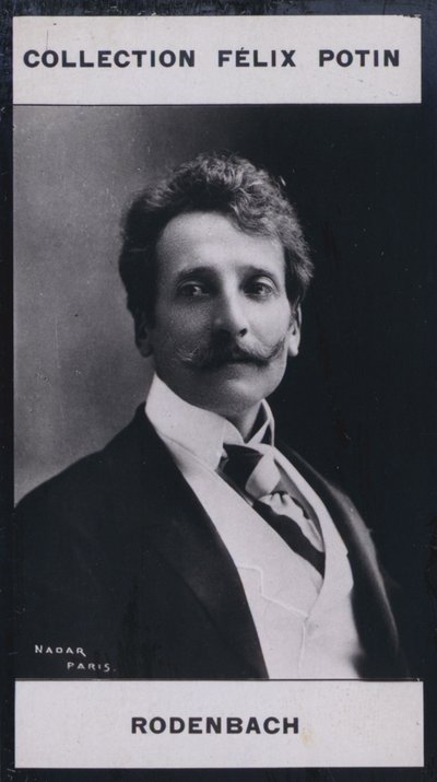 Georges Rodenbach (1855-1899) (černobílá fotografie) od European Photographer