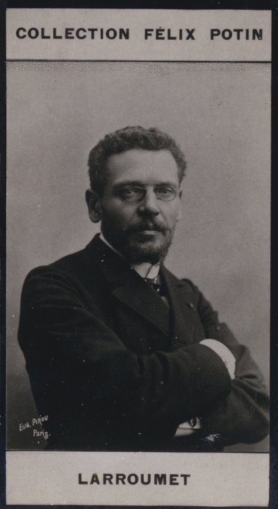 Gustave Larroumet (1852) (černobílá fotografie) od European Photographer