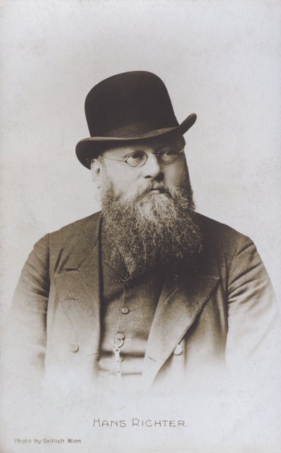 Hans Richter, rakousko-maďarský dirigent (čb foto) od European Photographer