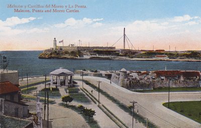 Havana, Kuba: hrady Malecon, Punta a Morro (foto) od European Photographer