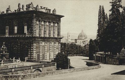 Itálie, Florencie, Pitti Palace (č/b foto) od European Photographer