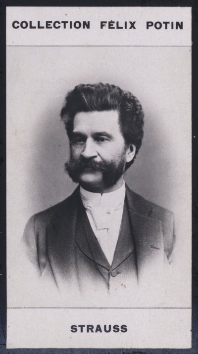 Johann Strauss (1825-1899) (černobílá fotografie) od European Photographer