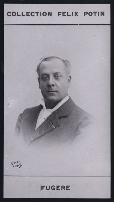 Lucien Fugere (1848) (černobílá fotografie) od European Photographer