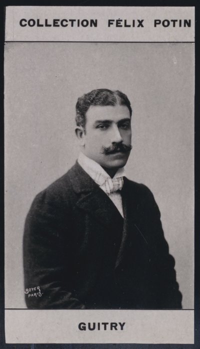 Lucien Guitry (1860) (černobílá fotografie) od European Photographer