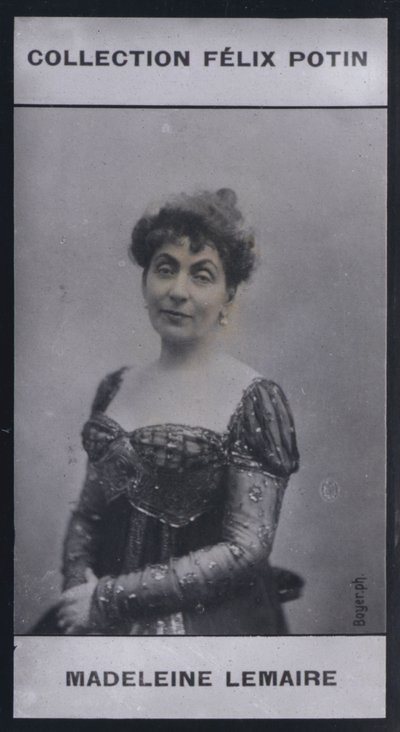 Madeleine Lemaire (1845) (černobílá fotografie) od European Photographer
