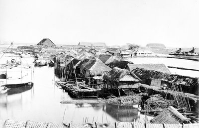 Rodné domy, Saigon, c.1870 od European Photographer