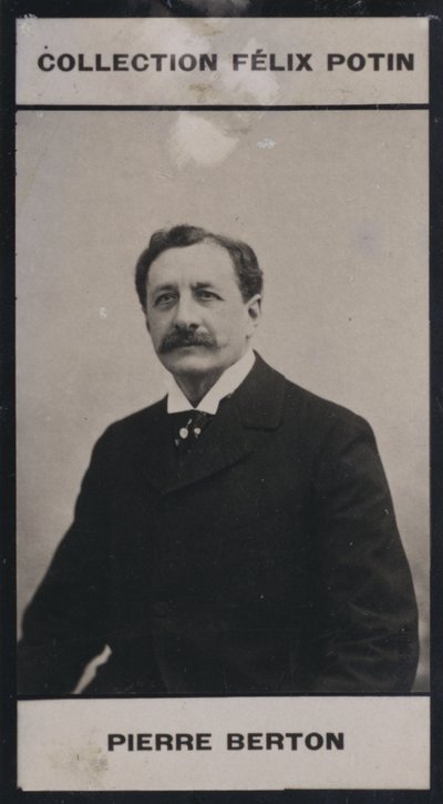 Pierre Berton (1842) (černobílá fotografie) od European Photographer