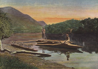 Pirogue of the Riviere De Monio od European Photographer