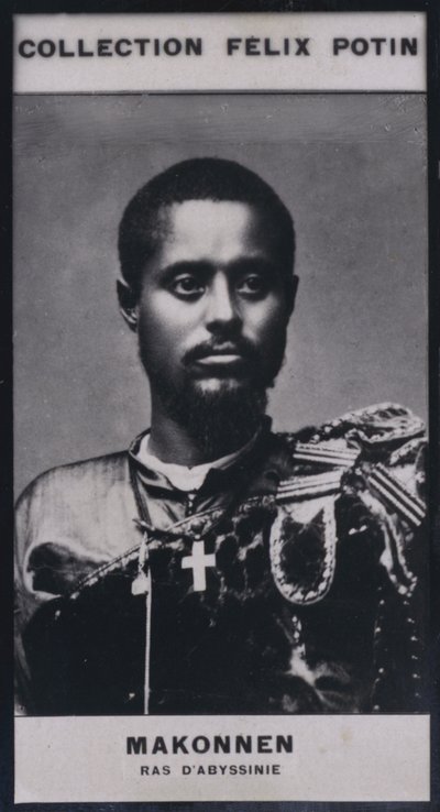 Ras Makonnen (1844) (černobílá fotografie) od European Photographer