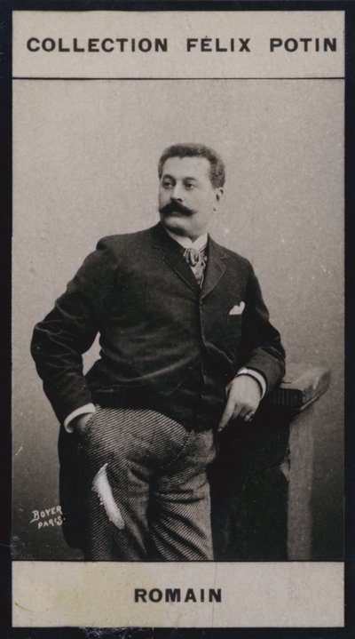 Romain (1858) (černobílá fotografie) od European Photographer
