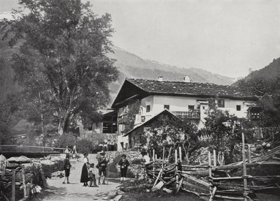 Sandwirt, Sandhof, v údolí Passeier, rodiště Andrease Hofera (černobílá fotografie) od European Photographer