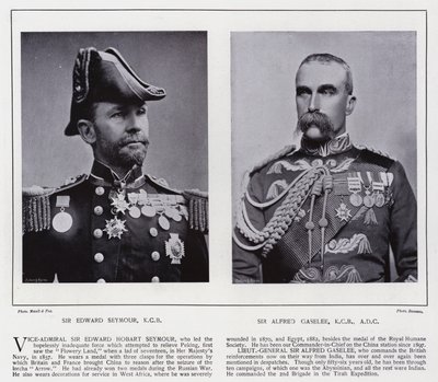 Sir Edward Seymour, Sir Alfred Gaselee (černobílá fotografie) od European Photographer
