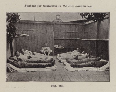 Opalování pro pány v sanatoriu Bilz (č/b foto) od European Photographer