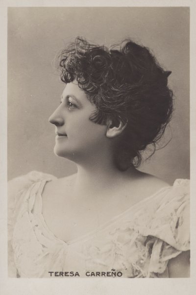 Teresa Carreno , venezuelská pianistka, zpěvačka, skladatelka a dirigentka od European Photographer