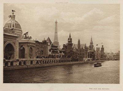 The Rue Des Nations (černobílá fotografie) od European Photographer