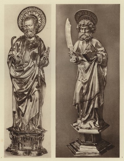 Slovo v Norimberku, sv. Bartoloměj; Cáchy, St. Petr (č/b foto) od European Photographer