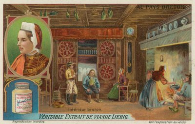 Bretonský dům (chromolitho) od European School