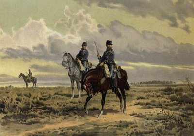 Pokrok kavalérie (chromolitho) od European School