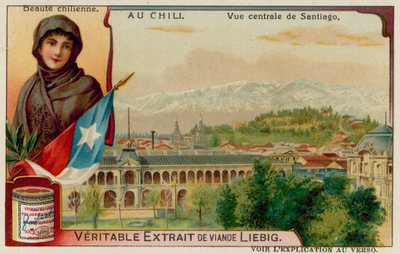Chilská krása a pohled na centrální Santiago od European School