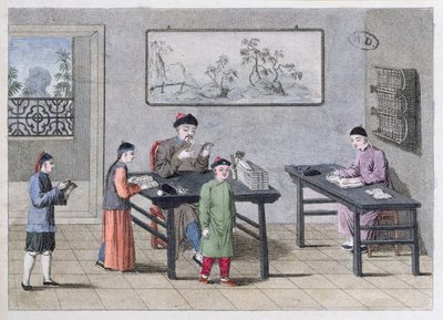 Čínská škola, kolem roku 1810 od European School