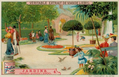 Veřejná zahrada z roku 1900 od European School