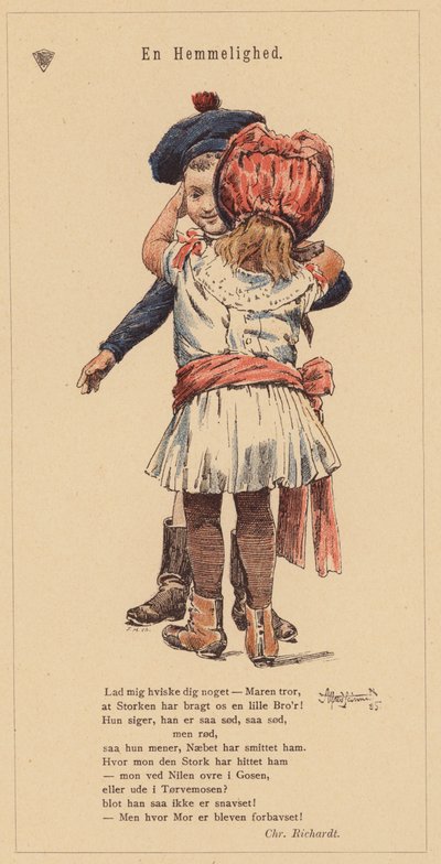 Šeptané tajemství (barevná litografie) od European School