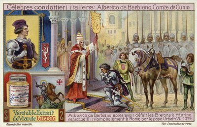 Alberico da Barbiano, hrabě z Cunio od European School