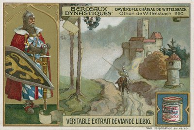 Bavorsko: hrad Wittelsbach a Ota I. z Wittelsbachu, vévoda bavorský, 1160 od European School