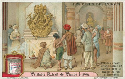 Brahma, Liebigova karta, počátek 20. století (chromo) od European School