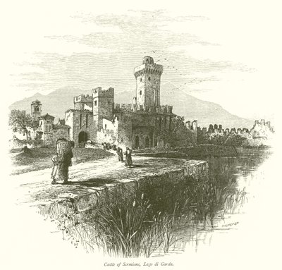 Hrad Sermione, Lago di Garda (rytina) od European School