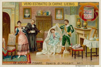 Cherubino, hrabě, Susannah a Basilio od European School