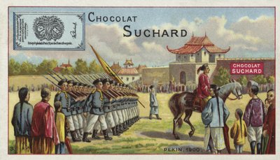 Čínská vojska na pochodu, Peking, 1900 od European School