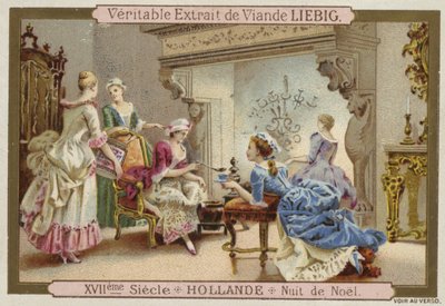 Vánoční noc, Nizozemsko, 17. století od European School