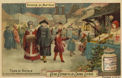 Vánoční jarmark v německém městě od European School