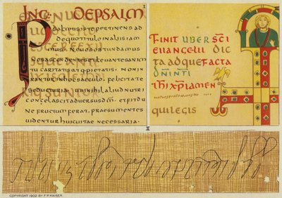 Cicero v palimpsestu (barevná litografie) od European School