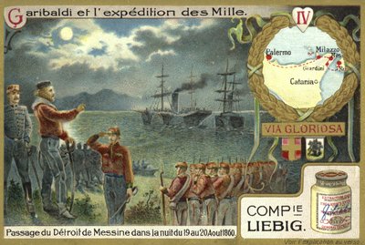 Přeplavení Messinské úžiny v noci z 19. na 20. srpna 1860 od European School
